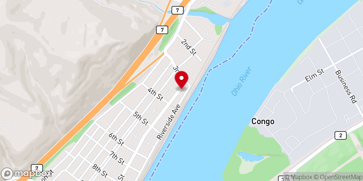 Map showing location of Full Gospel Assembly