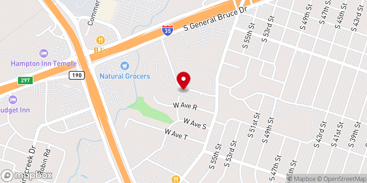 Map showing location of The Park at Chappell Hill