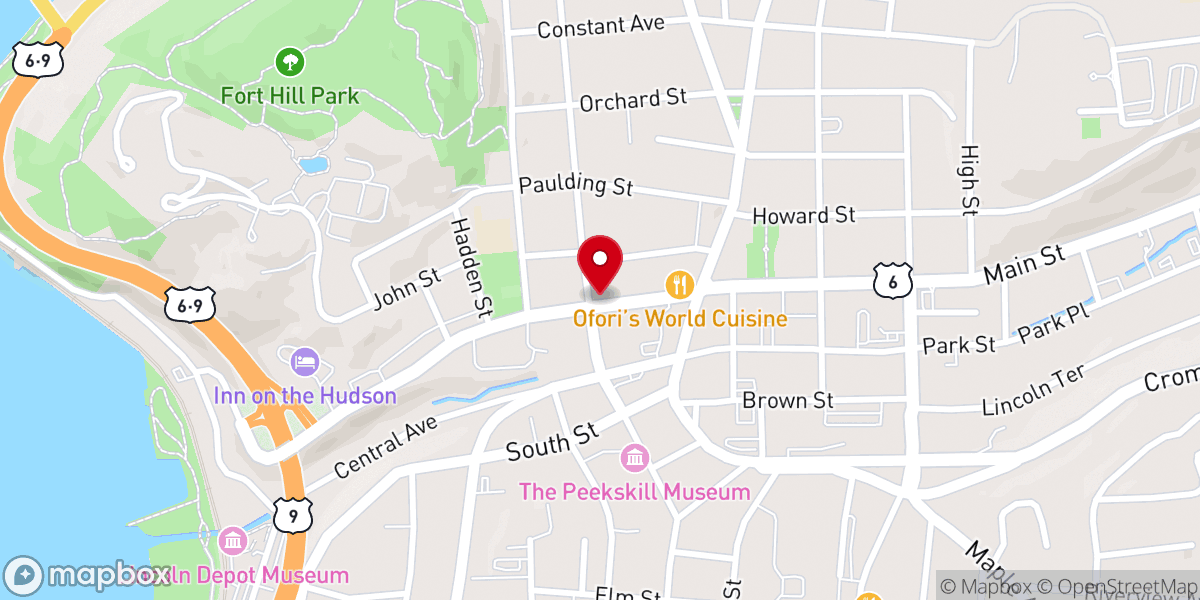 Map showing location of The Peak Community Church