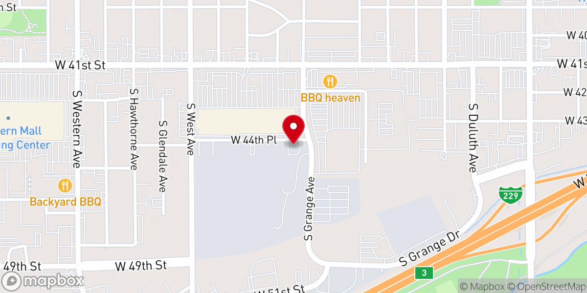 Map showing location of The Seed Catholic Store Sioux Falls