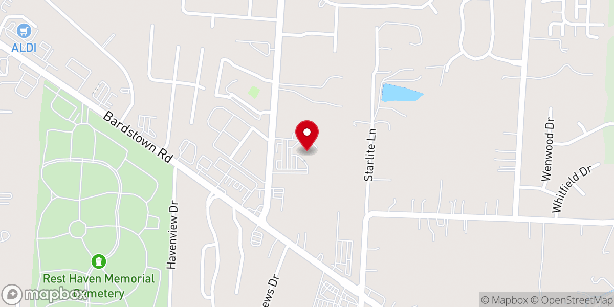 Map showing location of Ninth & O Baptist Church