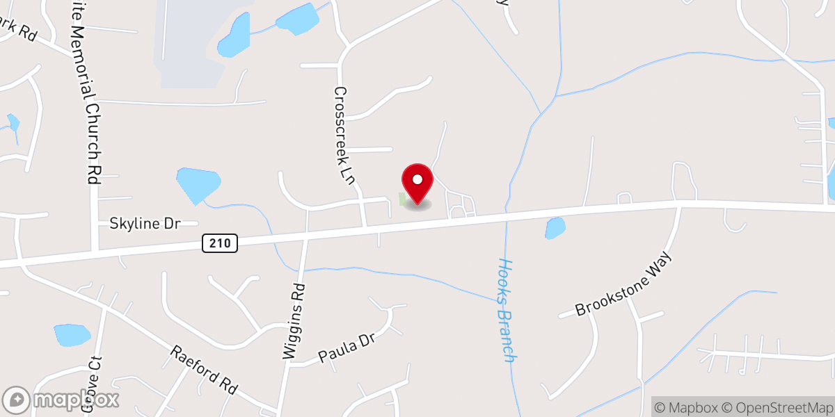 Map showing location of Pleasant Grove Community Building