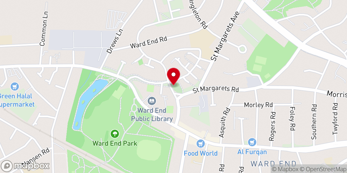 Map showing location of Unity Hubb - Meetings | Community | Heritage