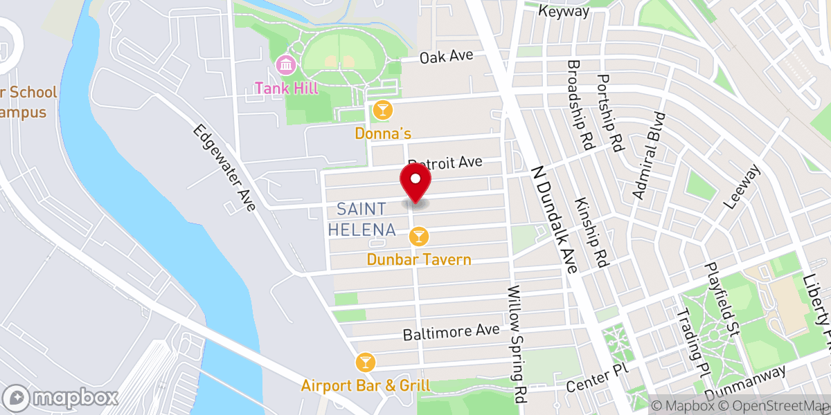 Map showing location of New Hope Church of God of Dundalk