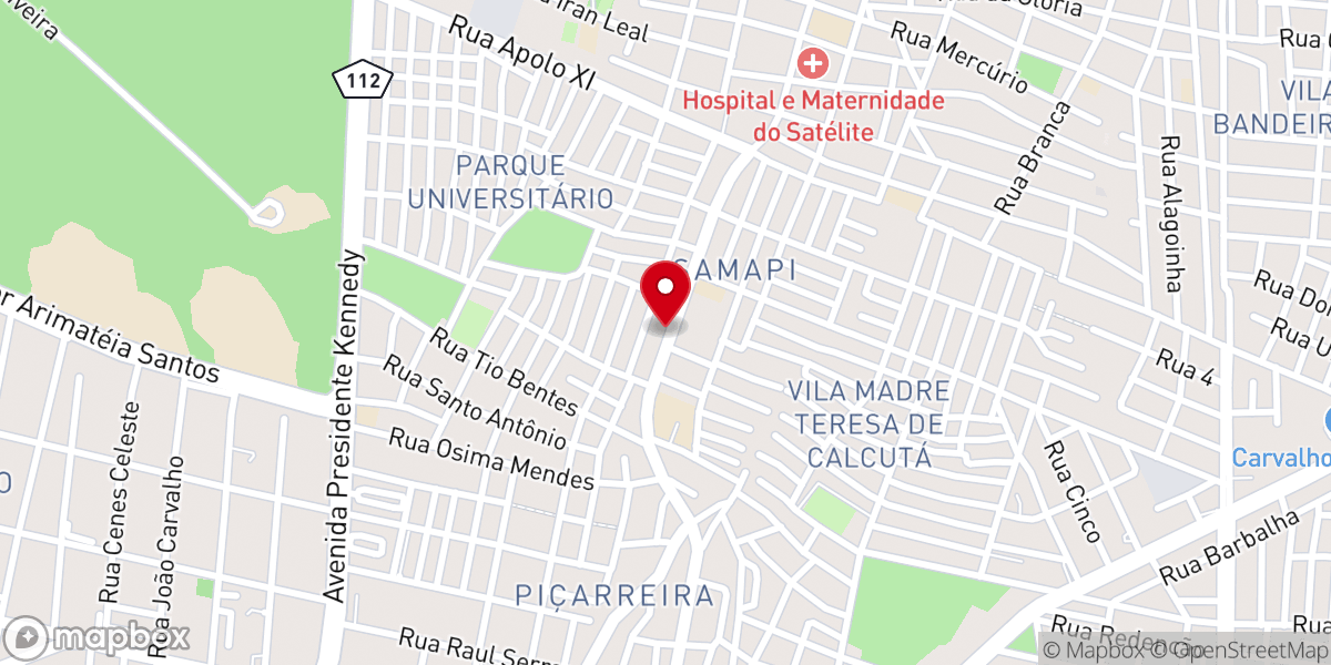 Map showing location of IGREJA UNIVERSAL PARQUE UNIVERSITÁRIO