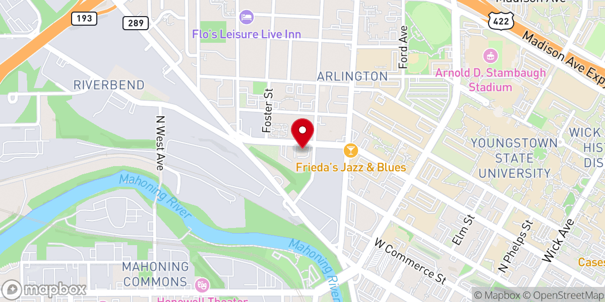 Map showing location of F.D. Mason Memorial Chapel