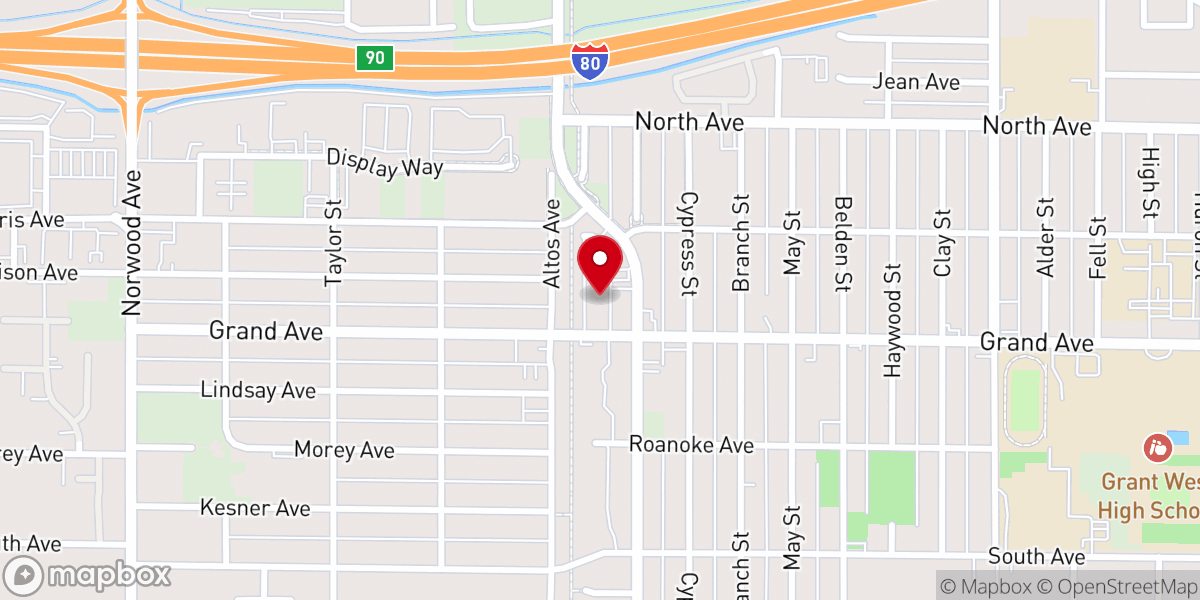 Map showing location of A Church For All