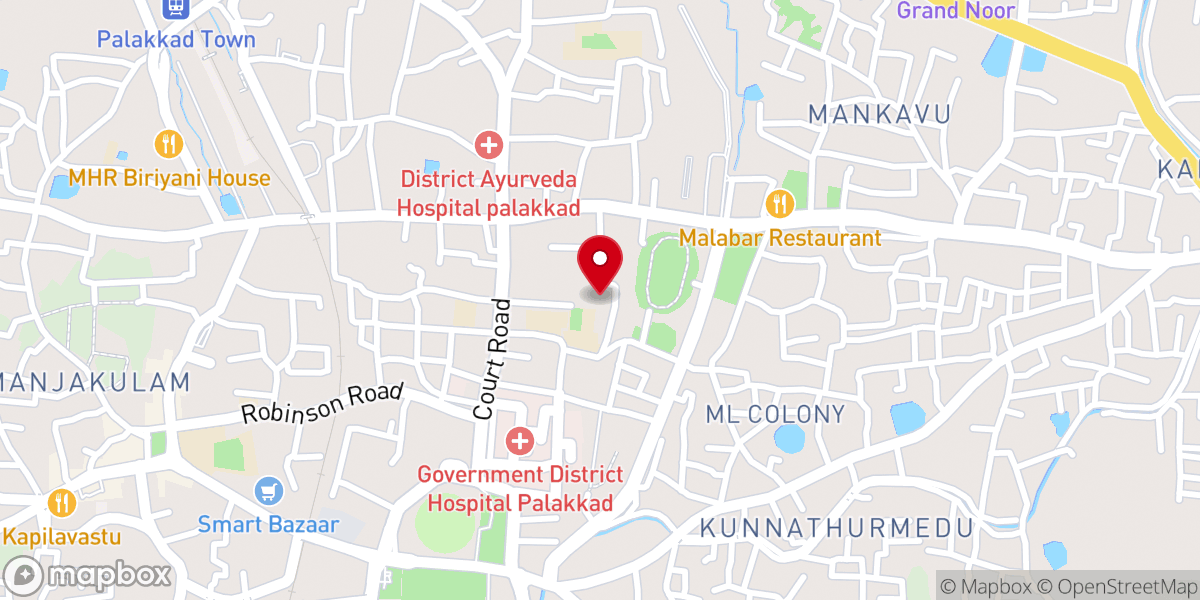 Map showing location of St. Sebastian's Roman Catholic Cathedral