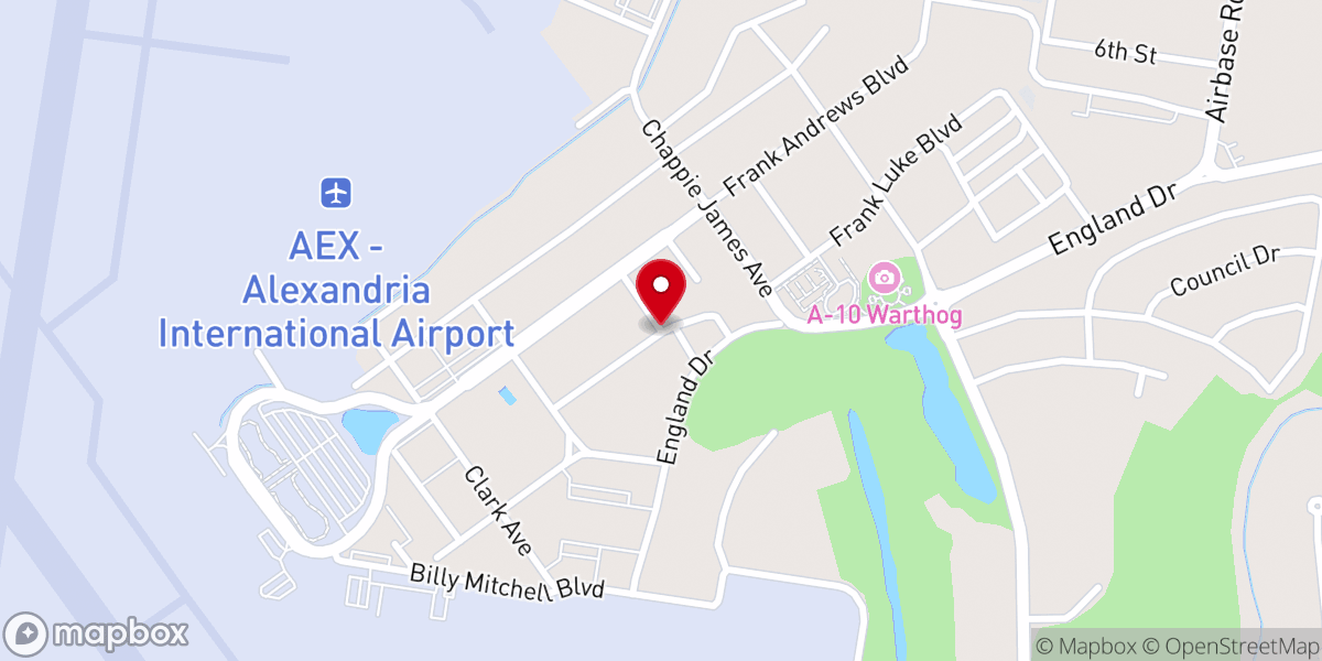 Map showing location of Oasis Worship Center