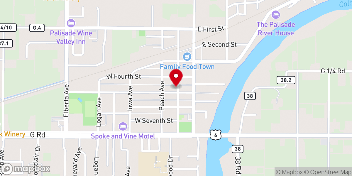 Map showing location of New Haven Pentecostal Holiness