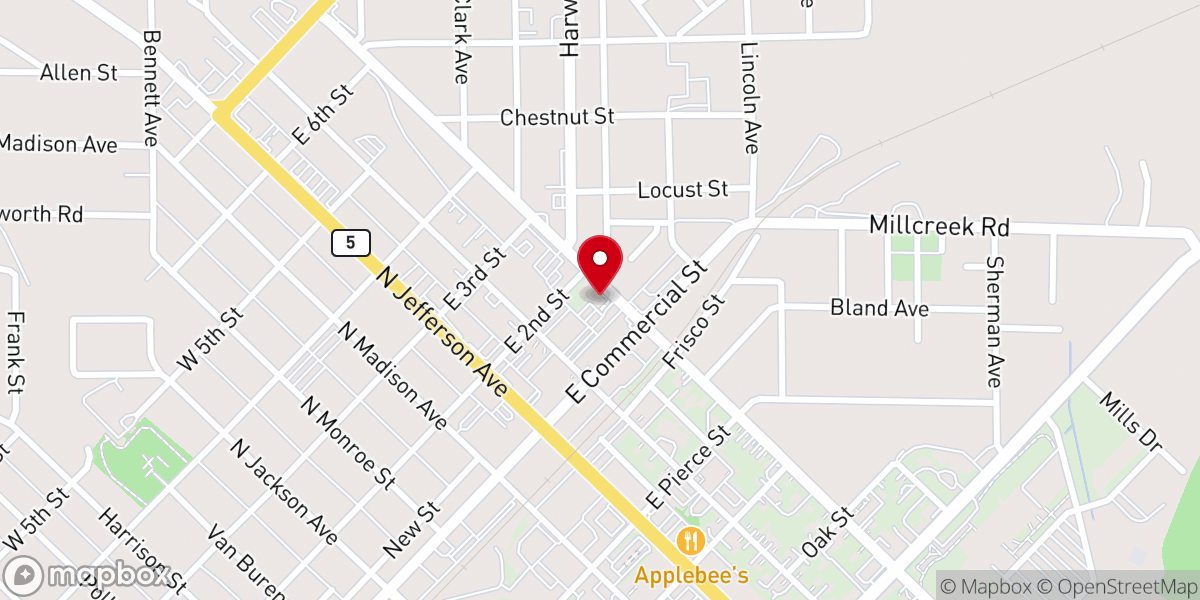 Map showing location of Lifepoint Church