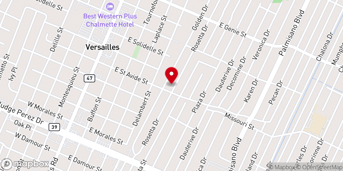 Map showing location of Iglesia Ni Cristo-Louisiana Ext