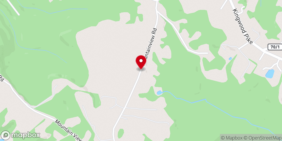 Map showing location of Mt. View Community Pentecostal Church