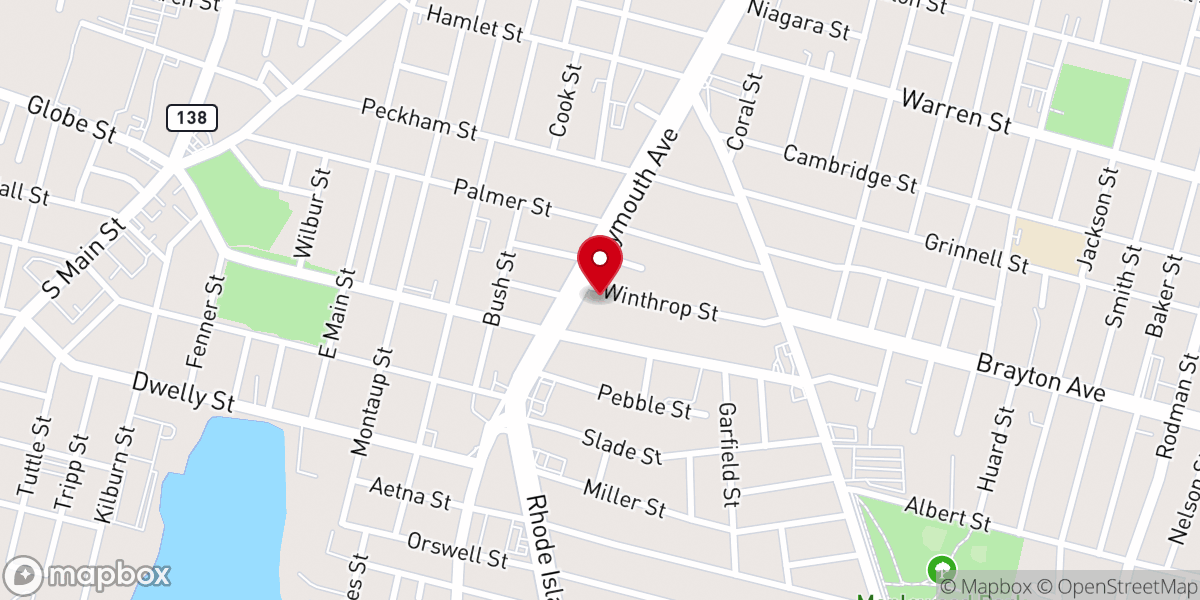 Map showing location of Blessed Trinity Parish