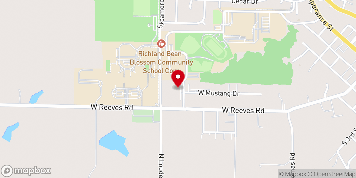 Map showing location of Area 10 Agency on Aging