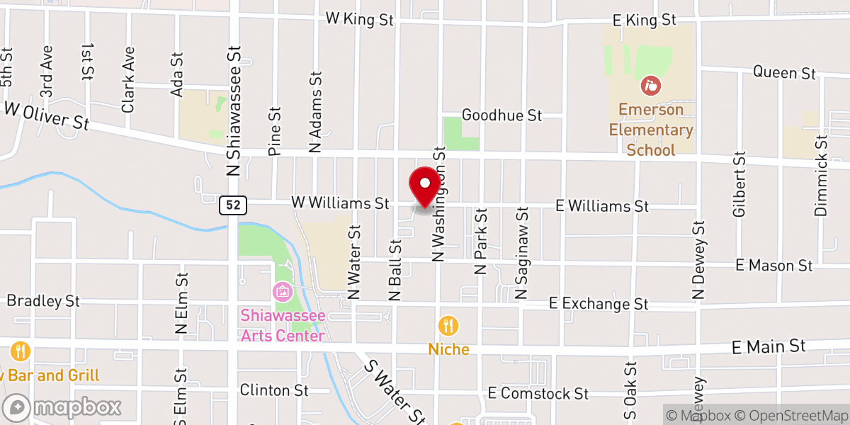 Map showing location of Congregational Child Development Center