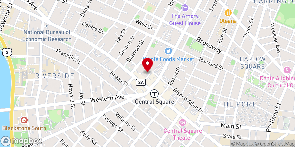 Map showing location of Greater Boston Reformed Baptist Fellowship