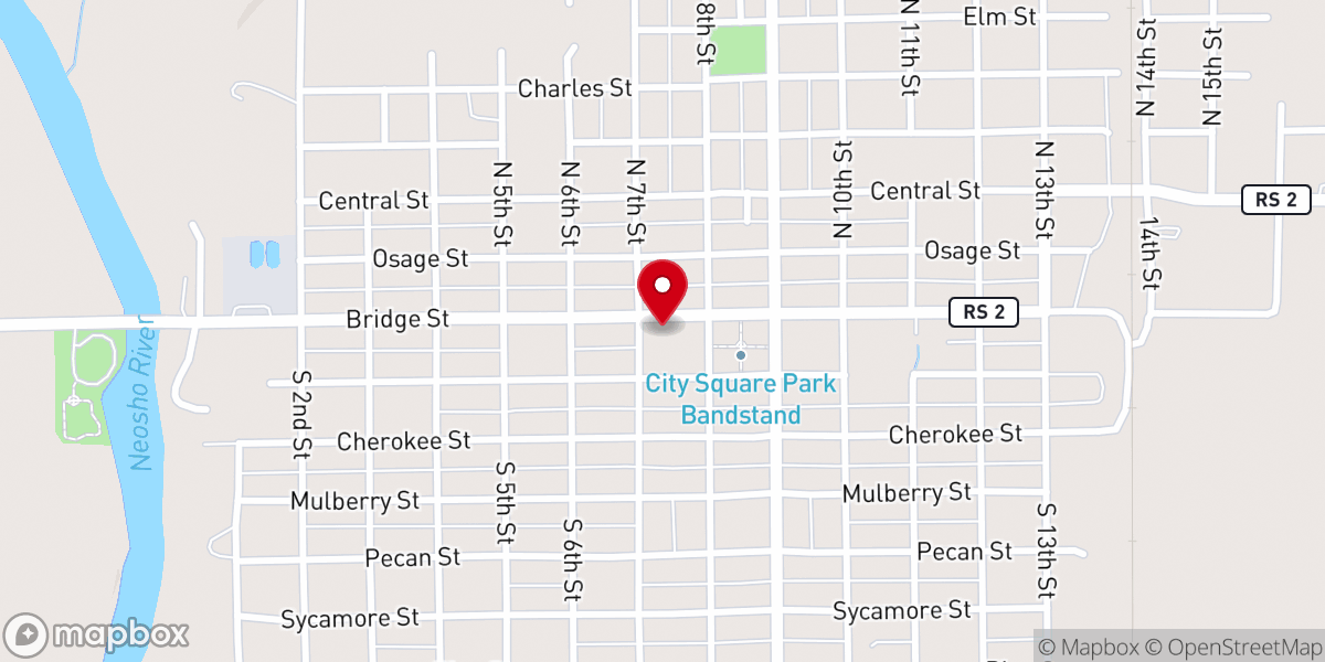 Map showing location of Restoration Fellowship Church