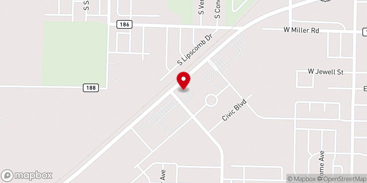 Map showing location of Papi’s Cocina & Cantina
