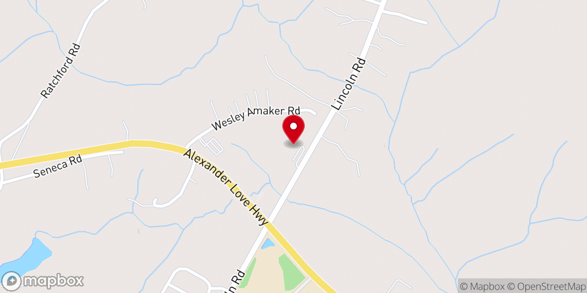 Map showing location of Sanctuary Hills Church of God of Prophecy