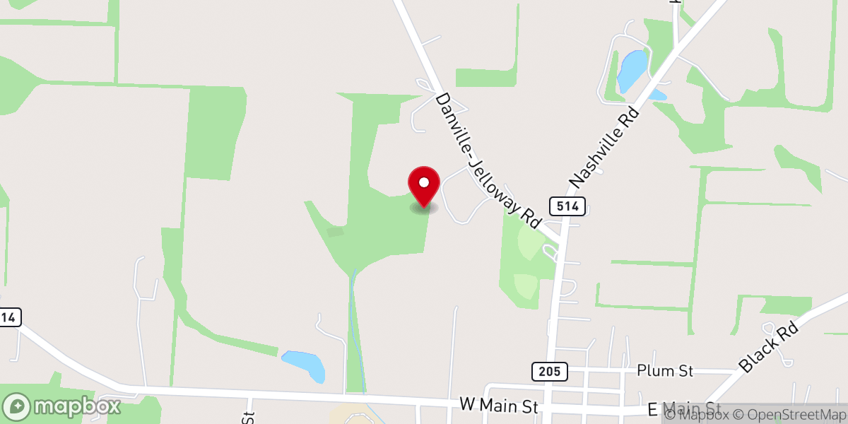 Map showing location of The Wakatomika Christian Service Camp