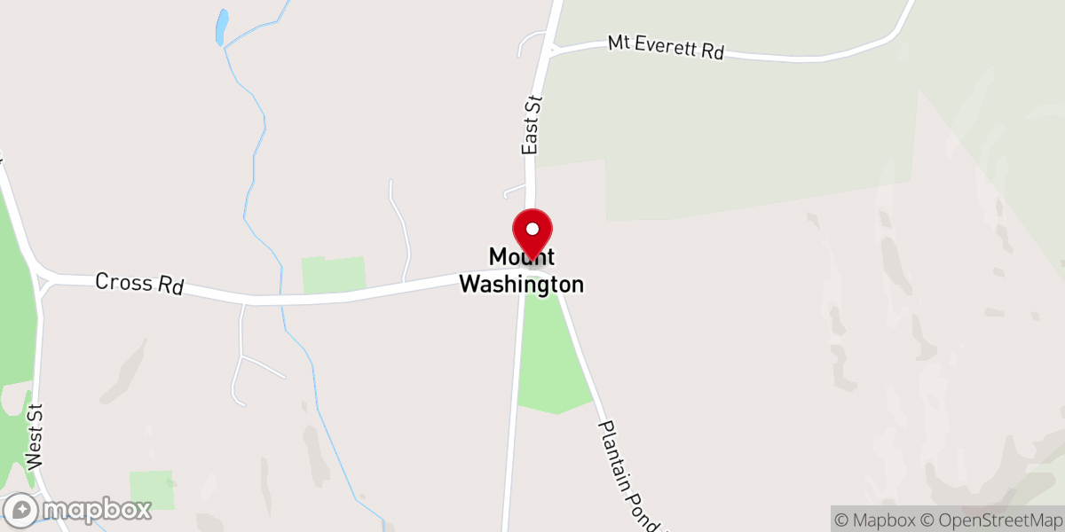 Map showing location of Mount Washington Church of Christ