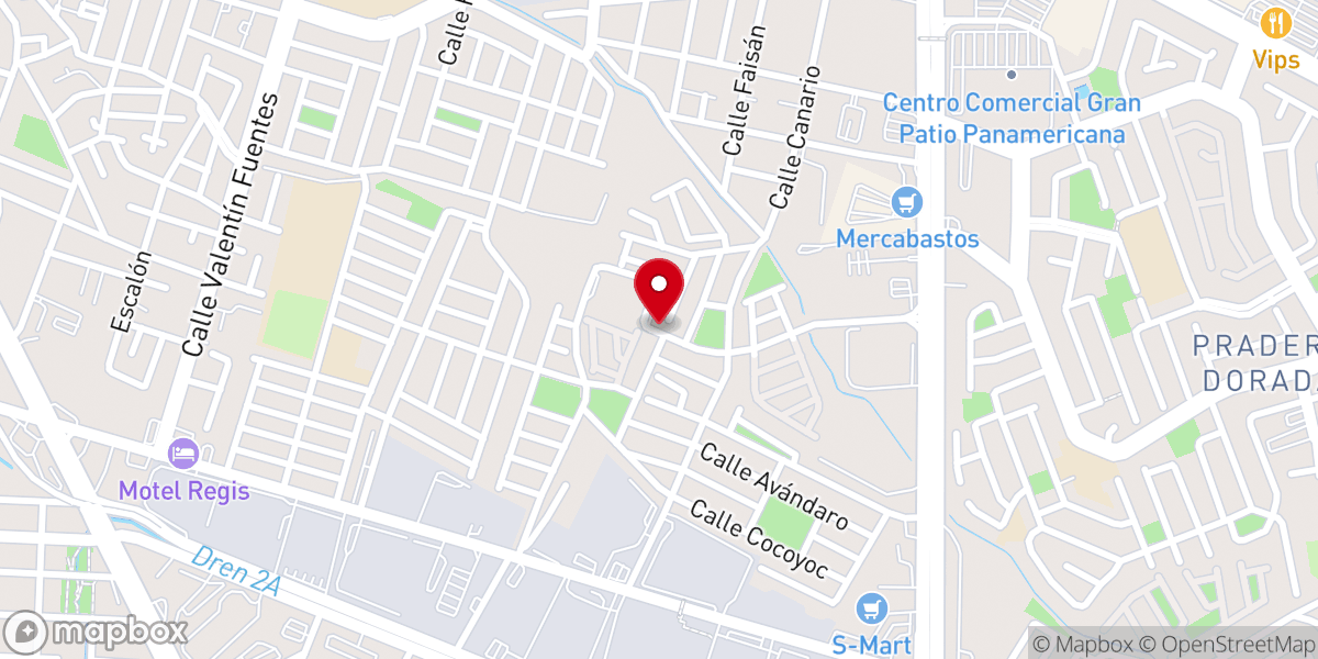 Map showing location of Palabra Viva Juárez