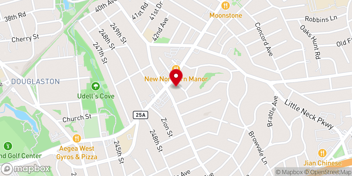 Map showing location of 그레이스 뉴욕교회 Grace New York Korean Baptist Church