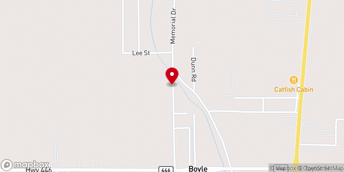 Map showing location of The Farm Rows