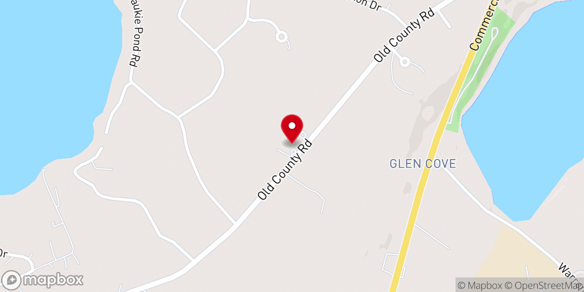 Map showing location of Nativity Lutheran Church