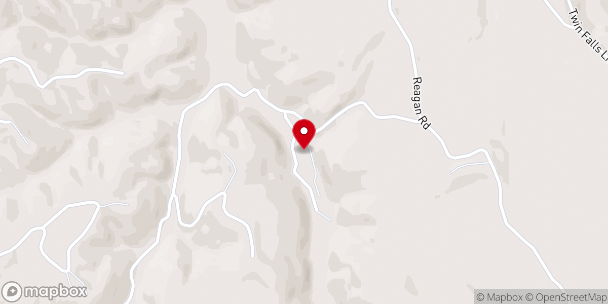 Map showing location of Roughshod Meeting House Church