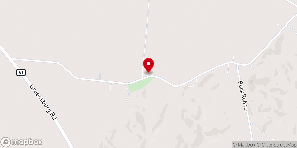 Map showing location of Mount Sherman Church
