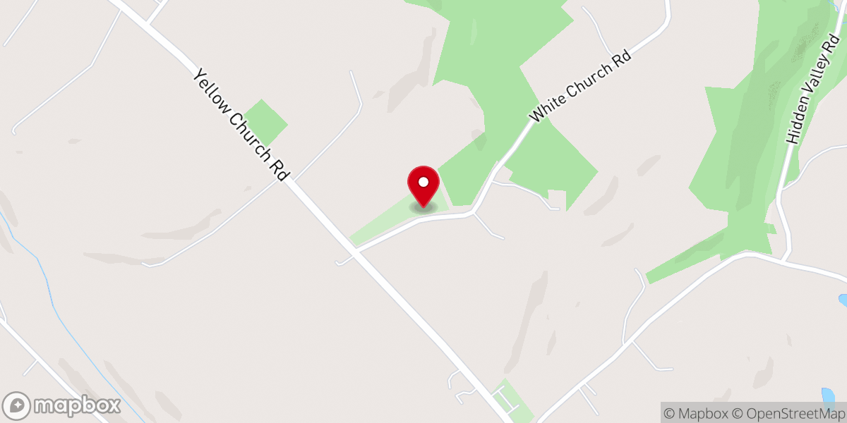 Map showing location of Friedensaal Evangelical Lutheran Church ‘White Church’