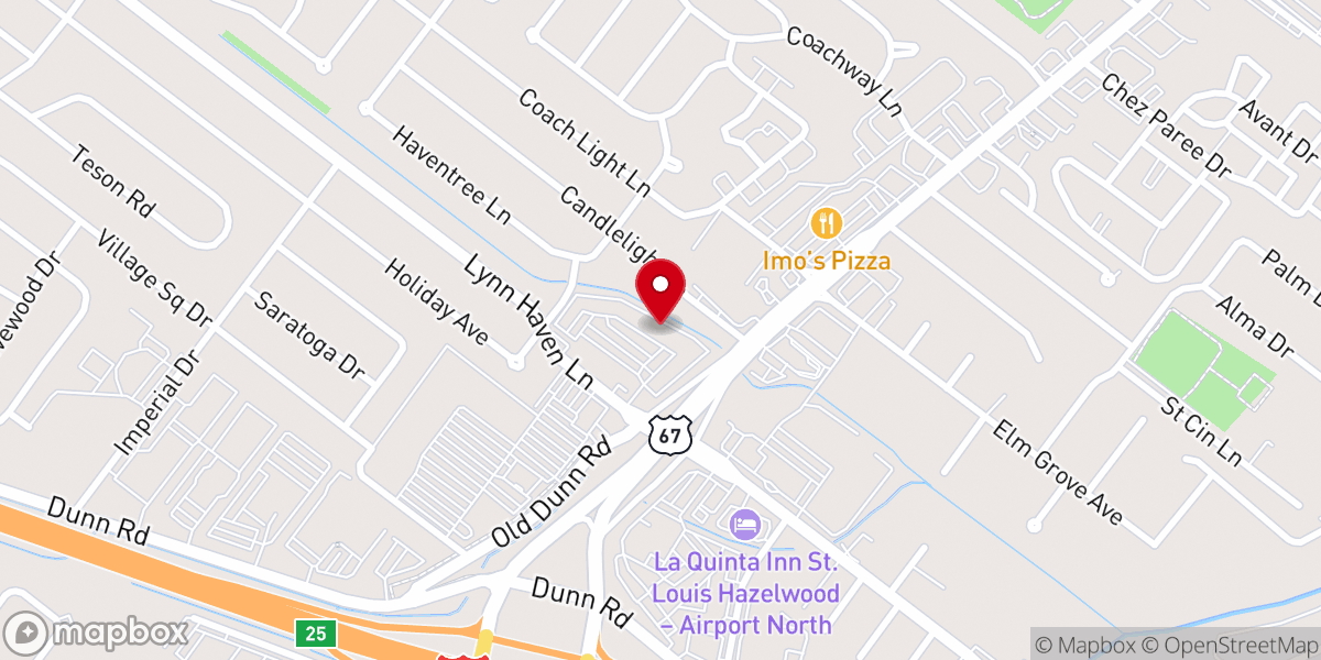 Map showing location of House of Faith