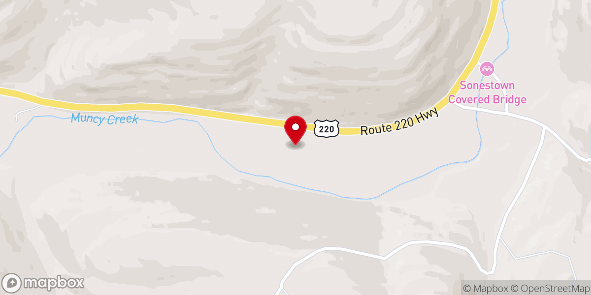 Map showing location of Valley United Methodist