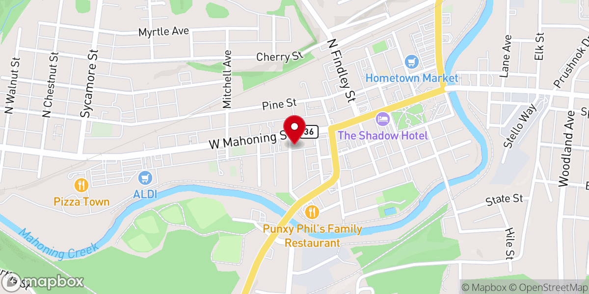 Map showing location of Stello Michael A