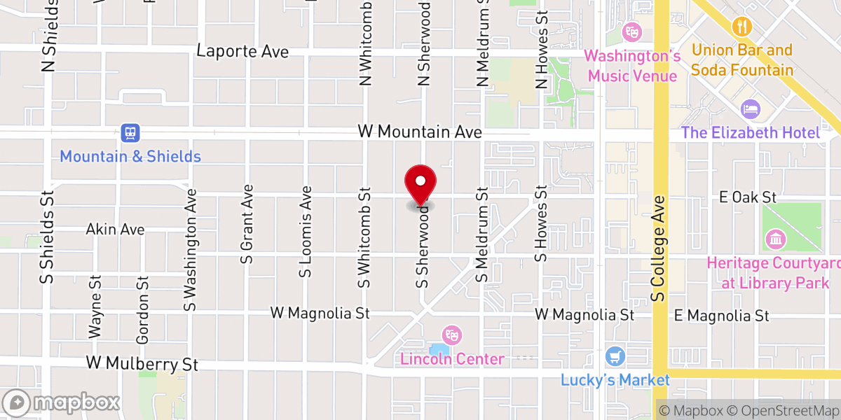 Map showing location of Christ Our Hope Anglican Church