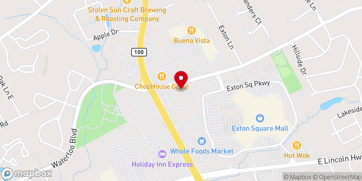 Map showing location of Frazer Iglesia Adventista del séptimo día