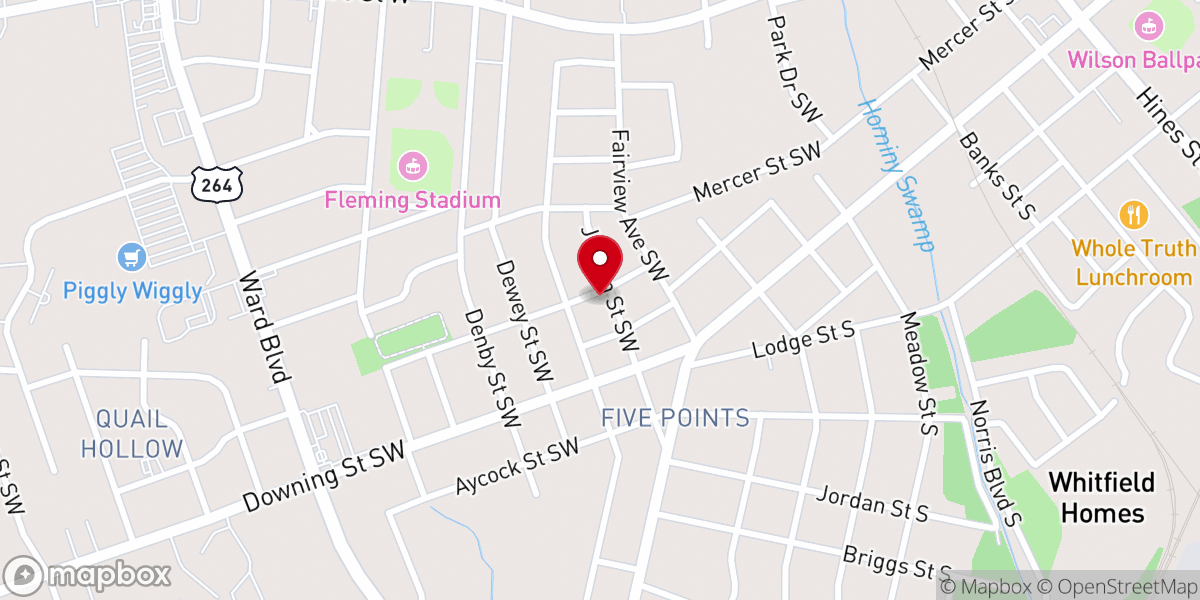 Map showing location of Total Impact Outreach Ministry