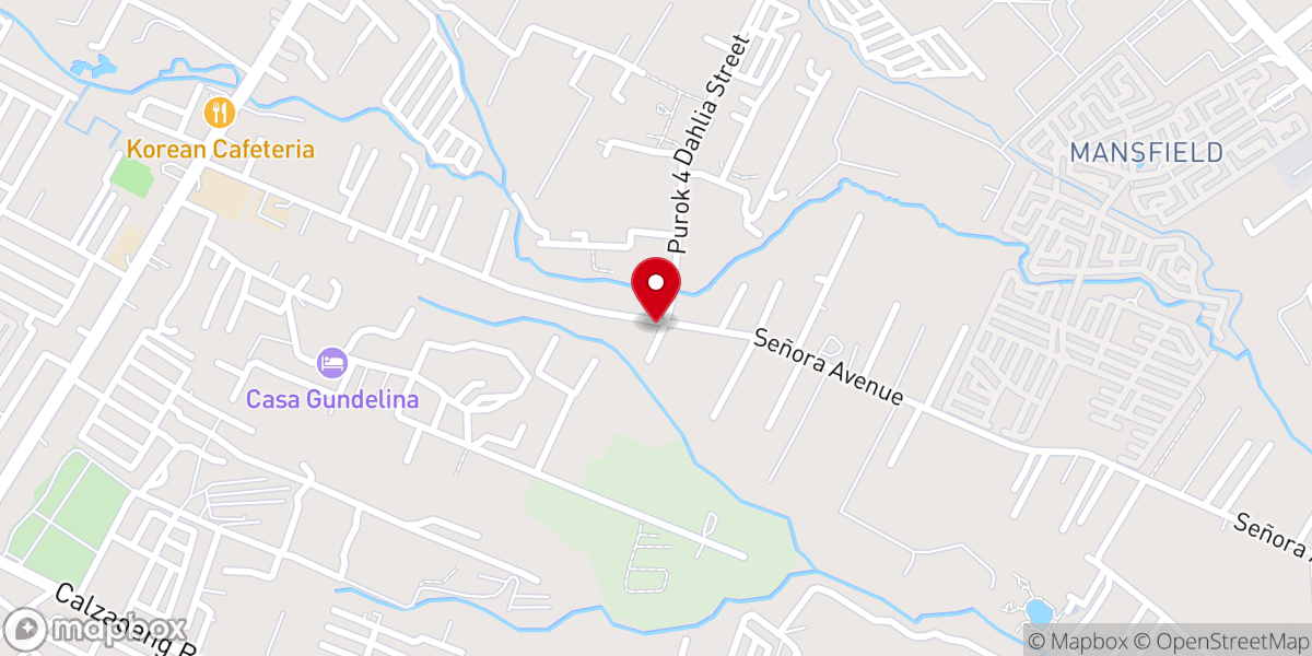 Map showing location of Crosspoint Baptist Church