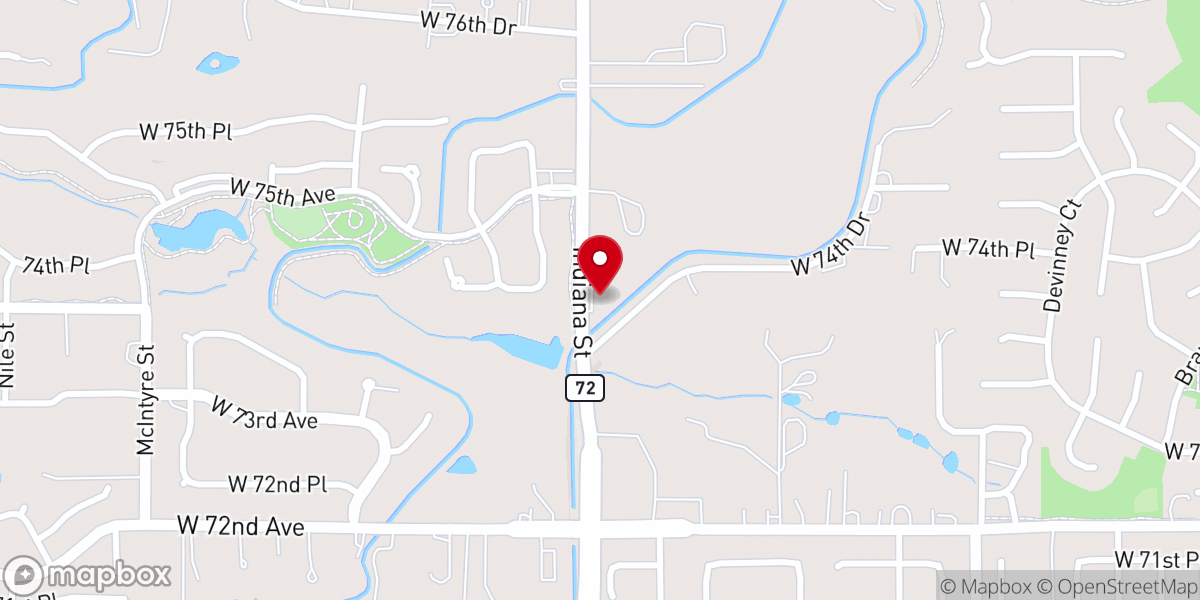 Map showing location of Living Stone Lutheran Church