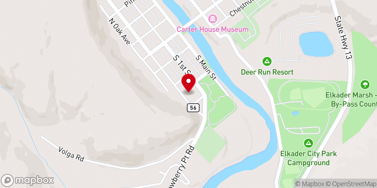 Map showing location of St Joseph's Church Hall