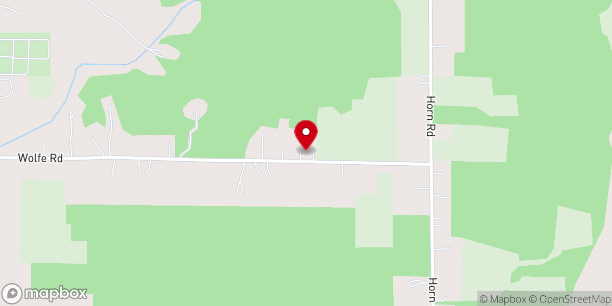 Map showing location of Church of Christ