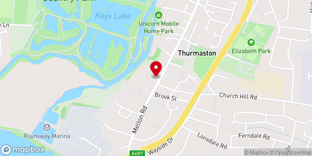 Map showing location of RCCG Leicester (Covenant of Grace Church)