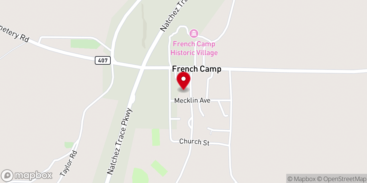 Map showing location of The Living Stones Building