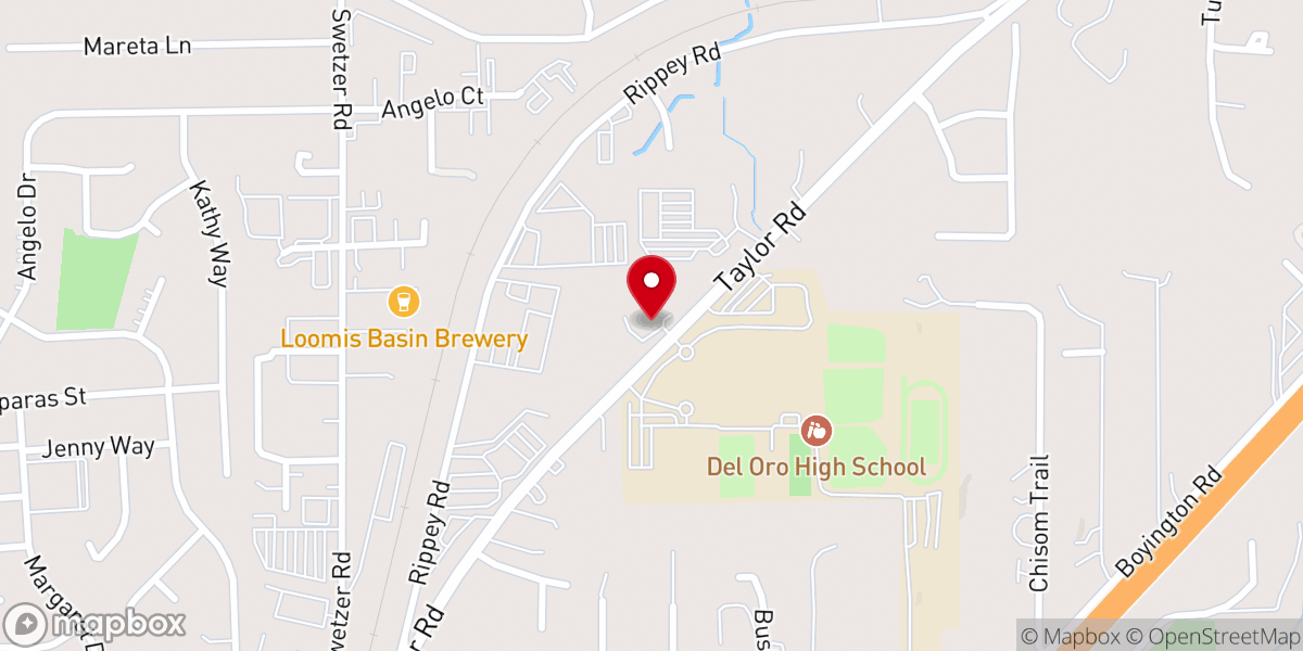 Map showing location of Regency Baptist Church