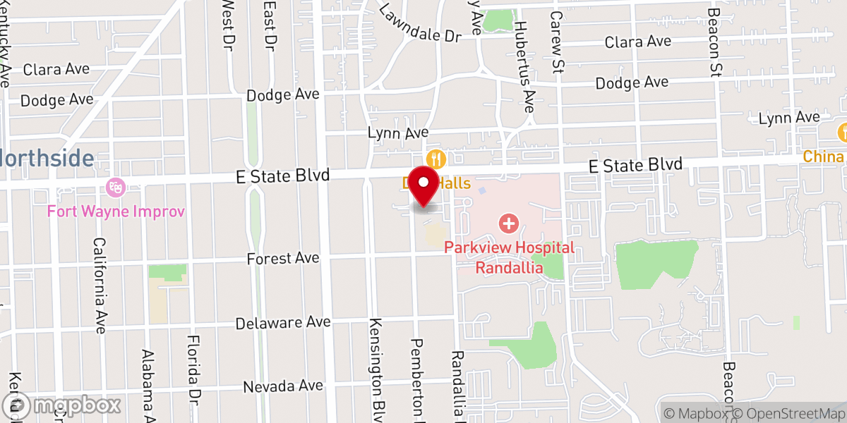 Map showing location of Saint Jude Perpetual Adoration Chapel