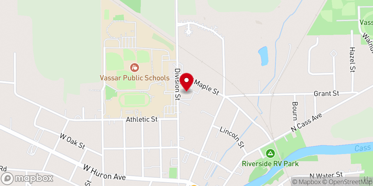 Map showing location of St Frances X Cabrini