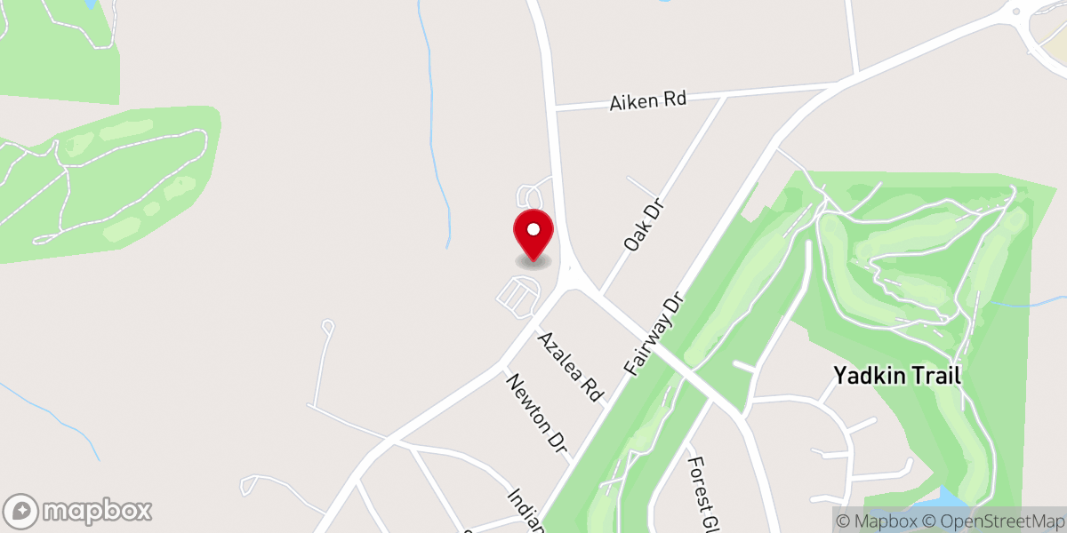 Map showing location of Sandhills Presbyterian - PCA