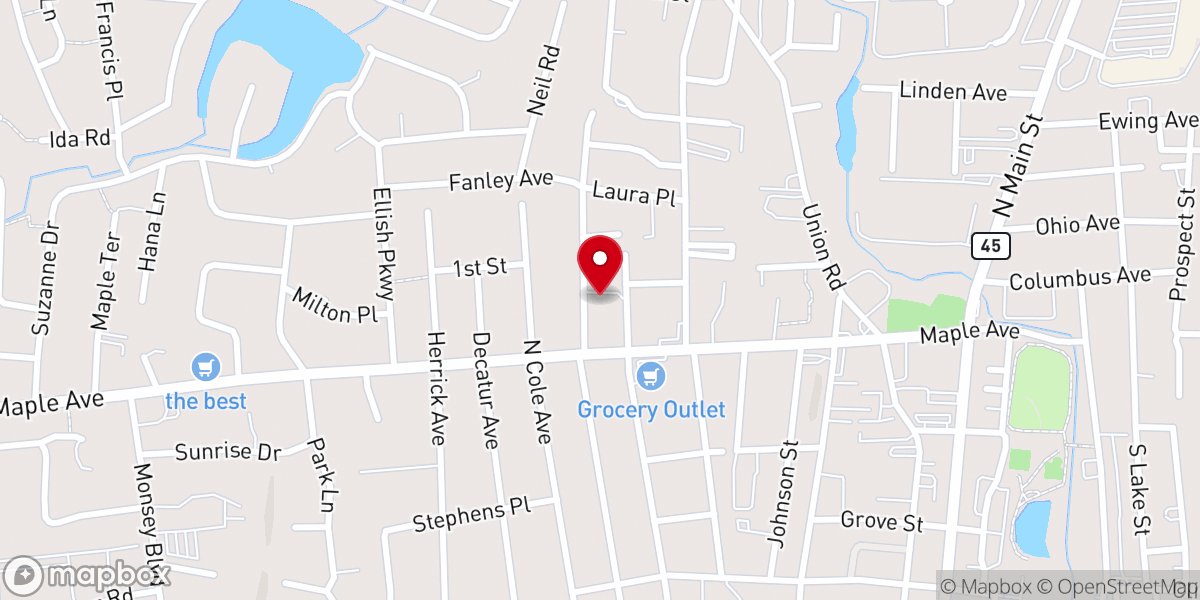 Map showing location of Spring Valley SDA Church
